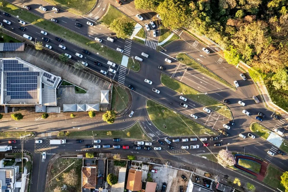 交通を写した写真